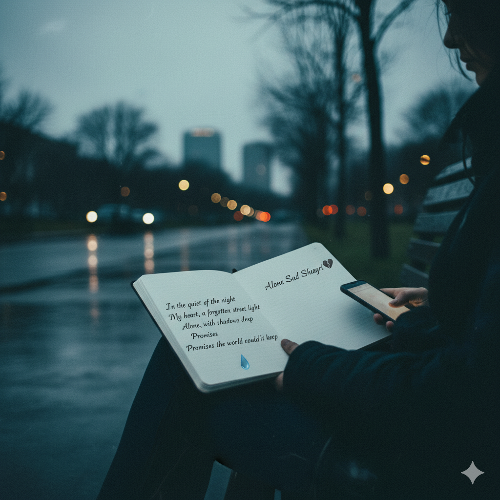 alone sad shayari in english