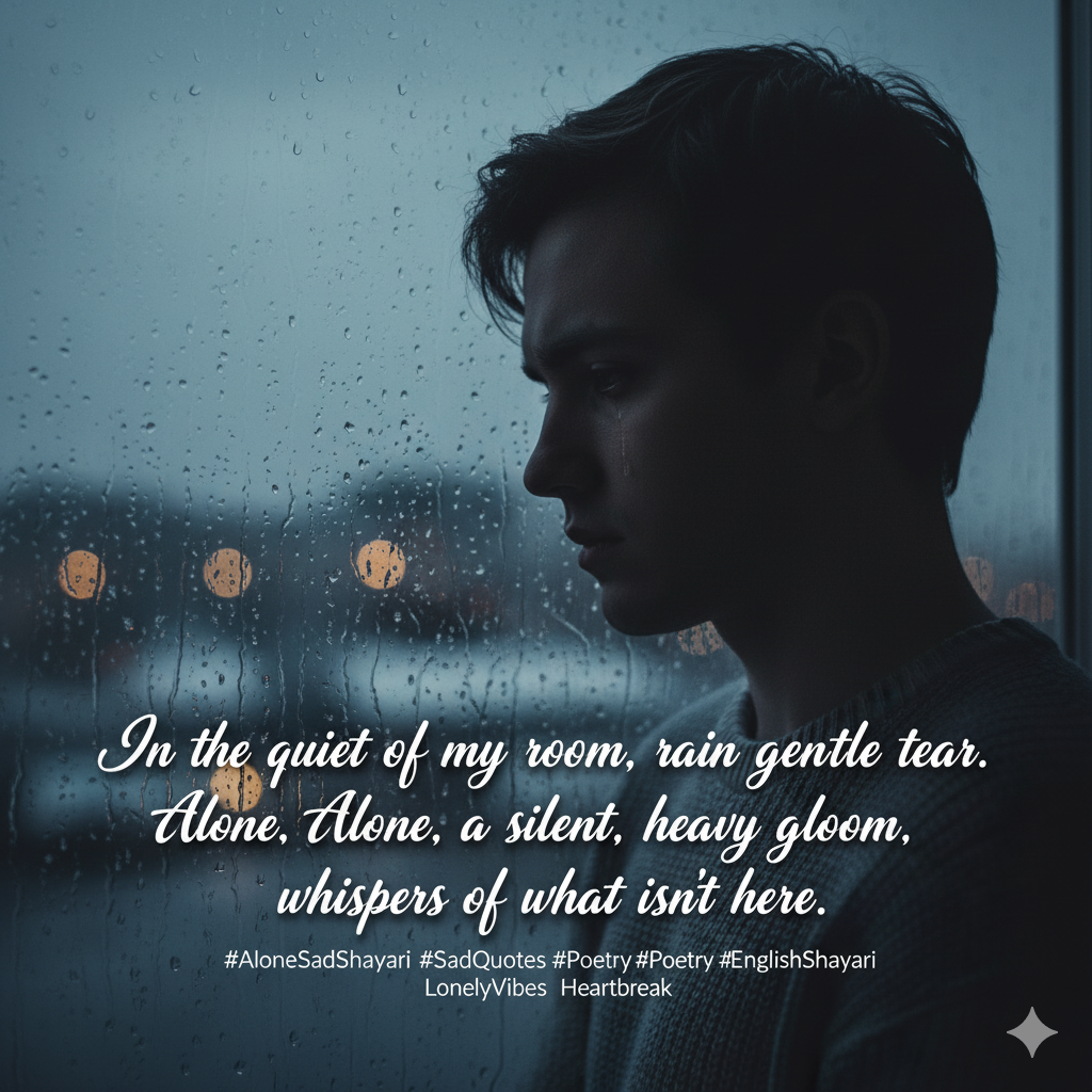 alone sad shayari in english