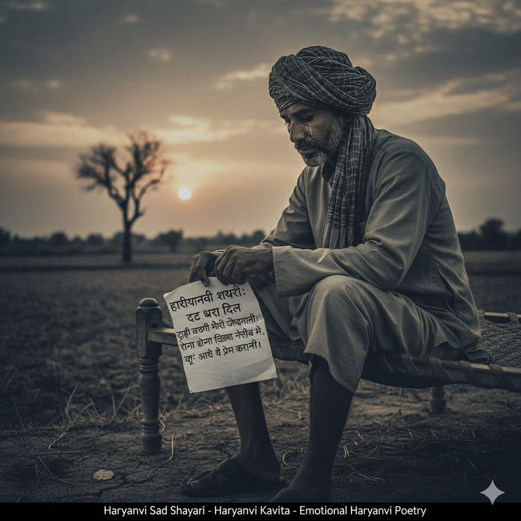 haryanvi shayari sad