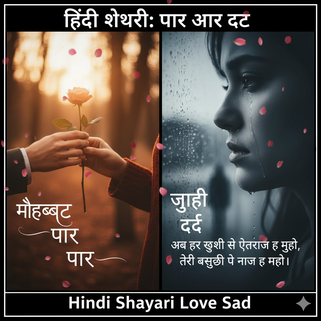 hindi shayari love sad