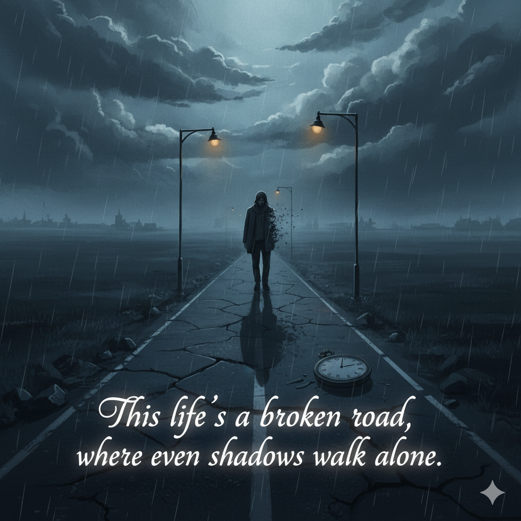 sad shayari in english for life