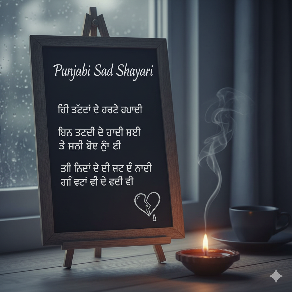 punjabi sad shayari