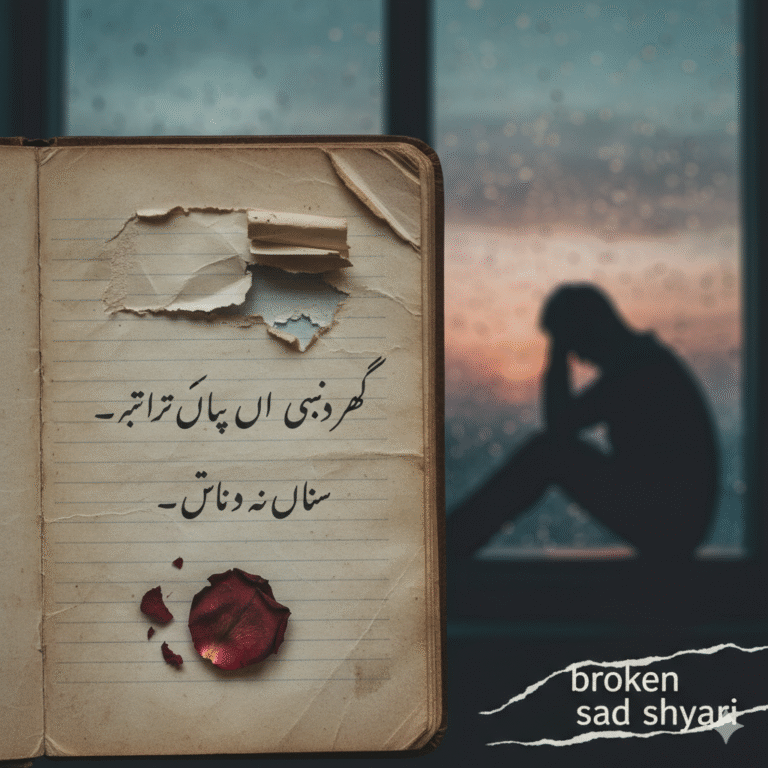 broken sad shayari