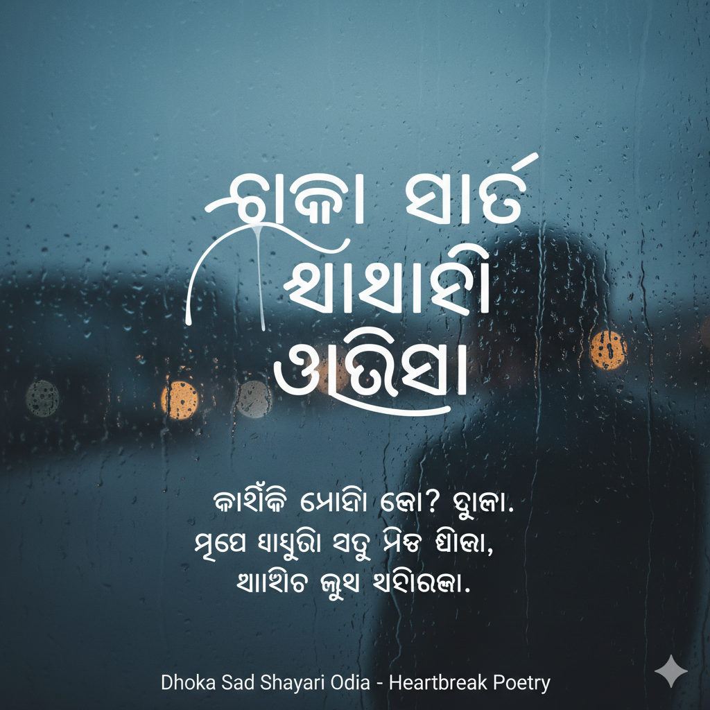 dhoka sad shayari odia
