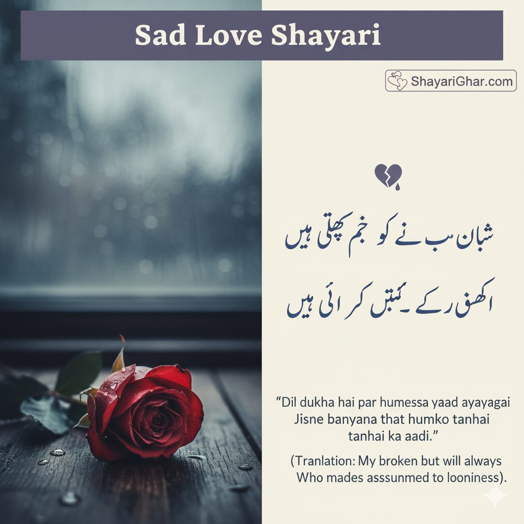 Sad Love Shayari