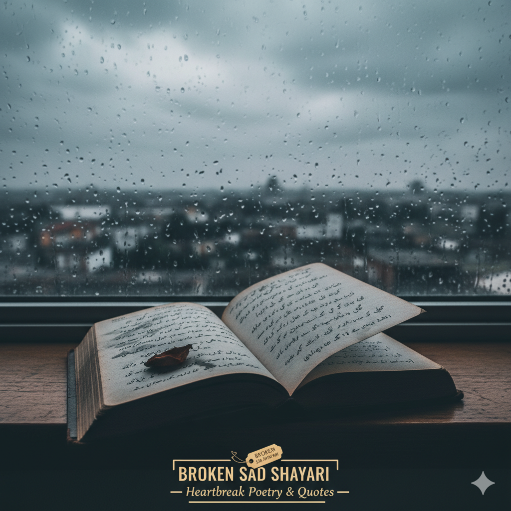 broken sad shayari