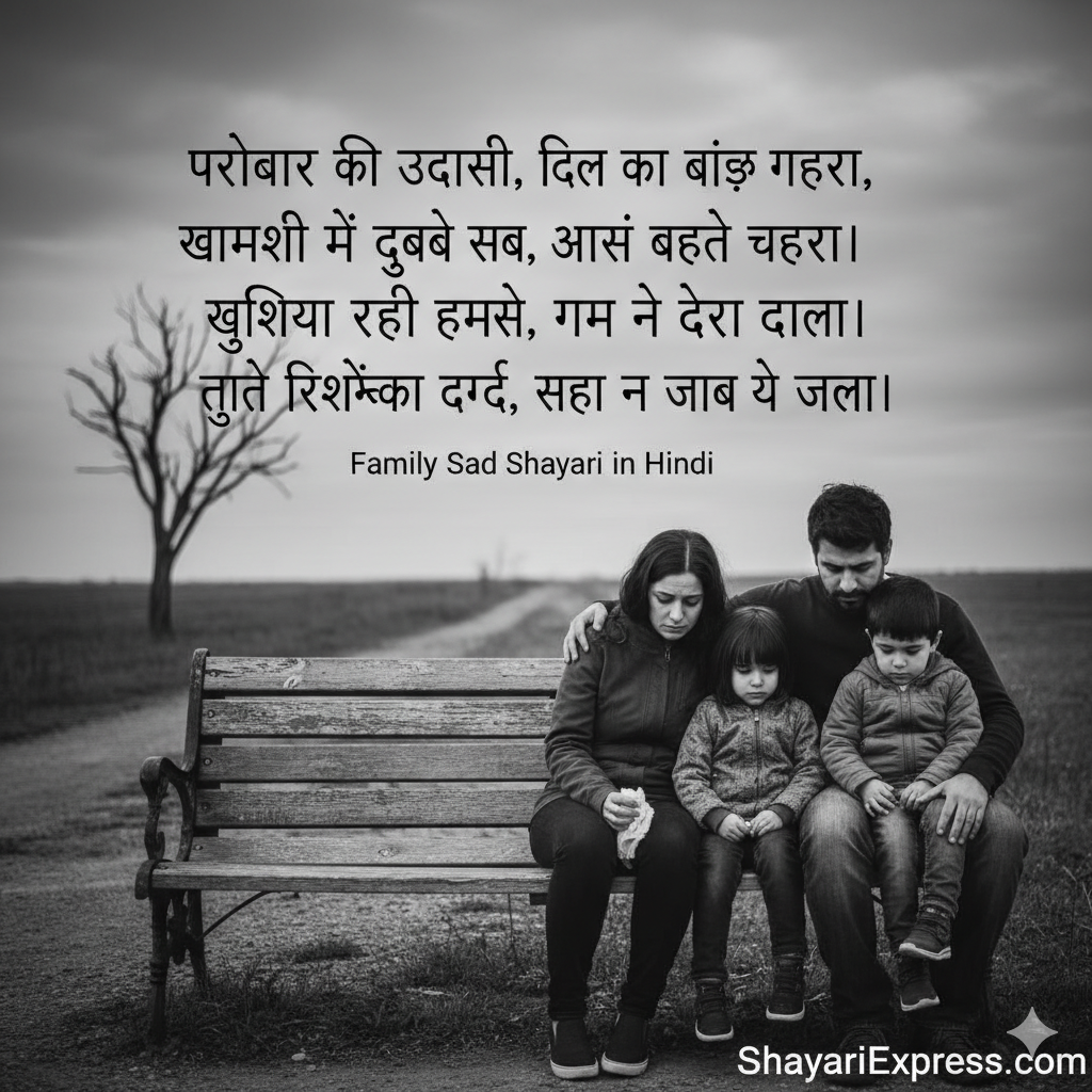 family sad shayari in hindi
