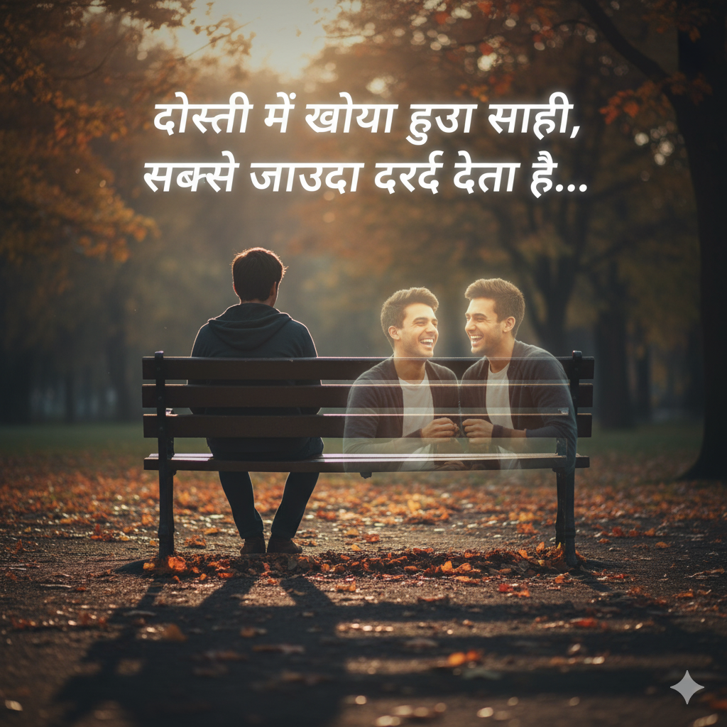 friendship shayari sad