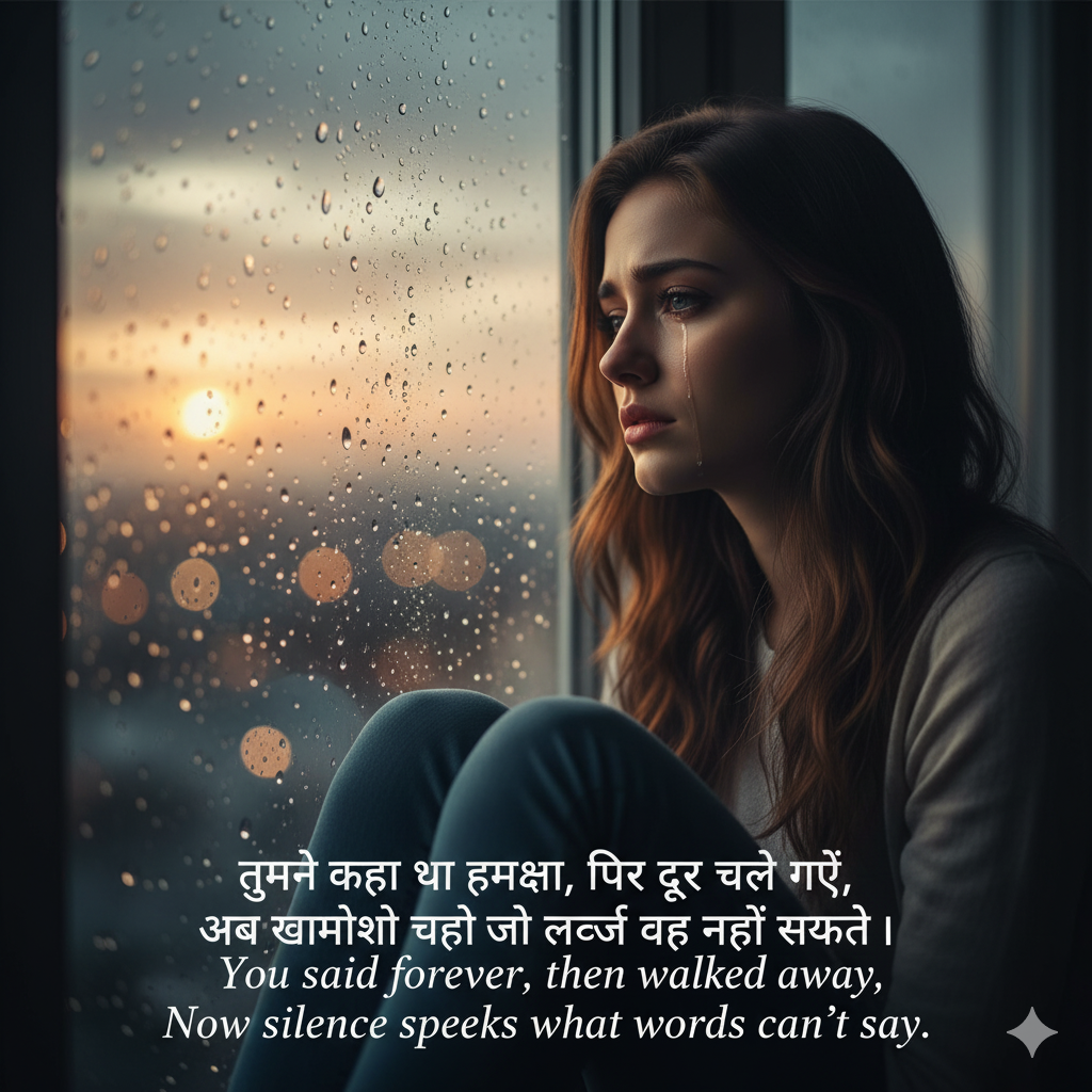 sad shayari hindi english