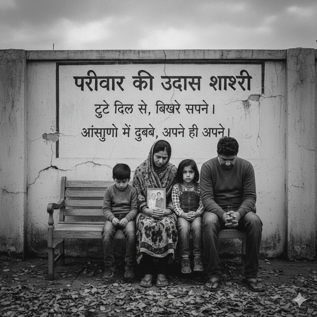 family sad shayari in hindi