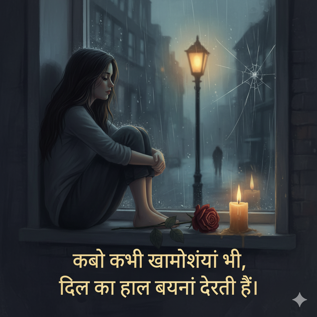 2 line sad shayari hindi