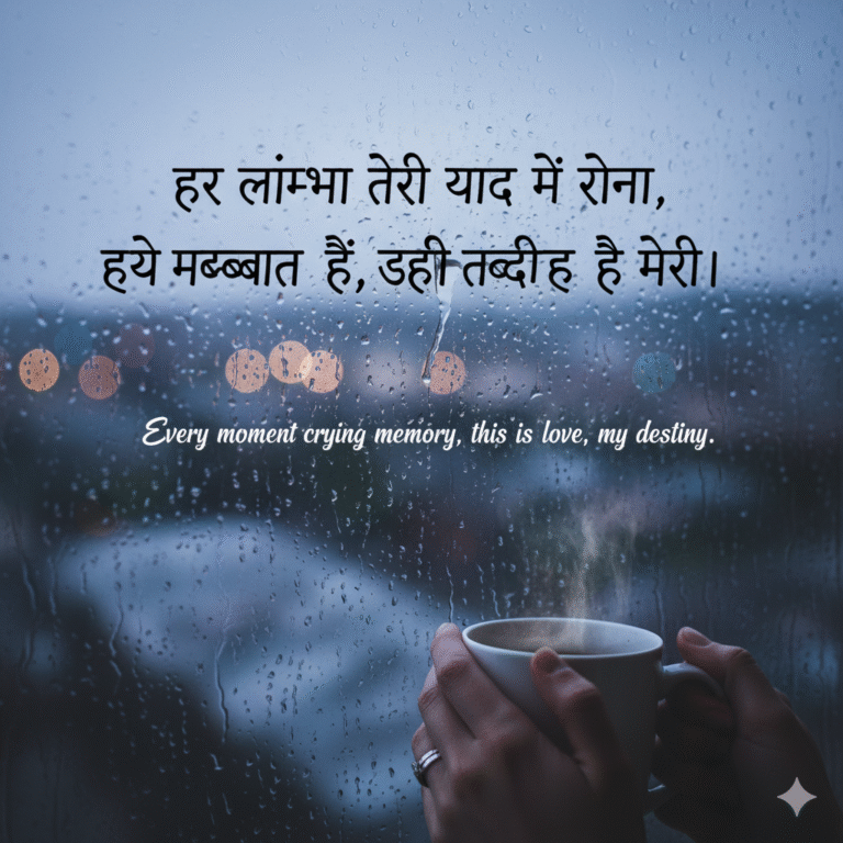 hindi shayari love sad