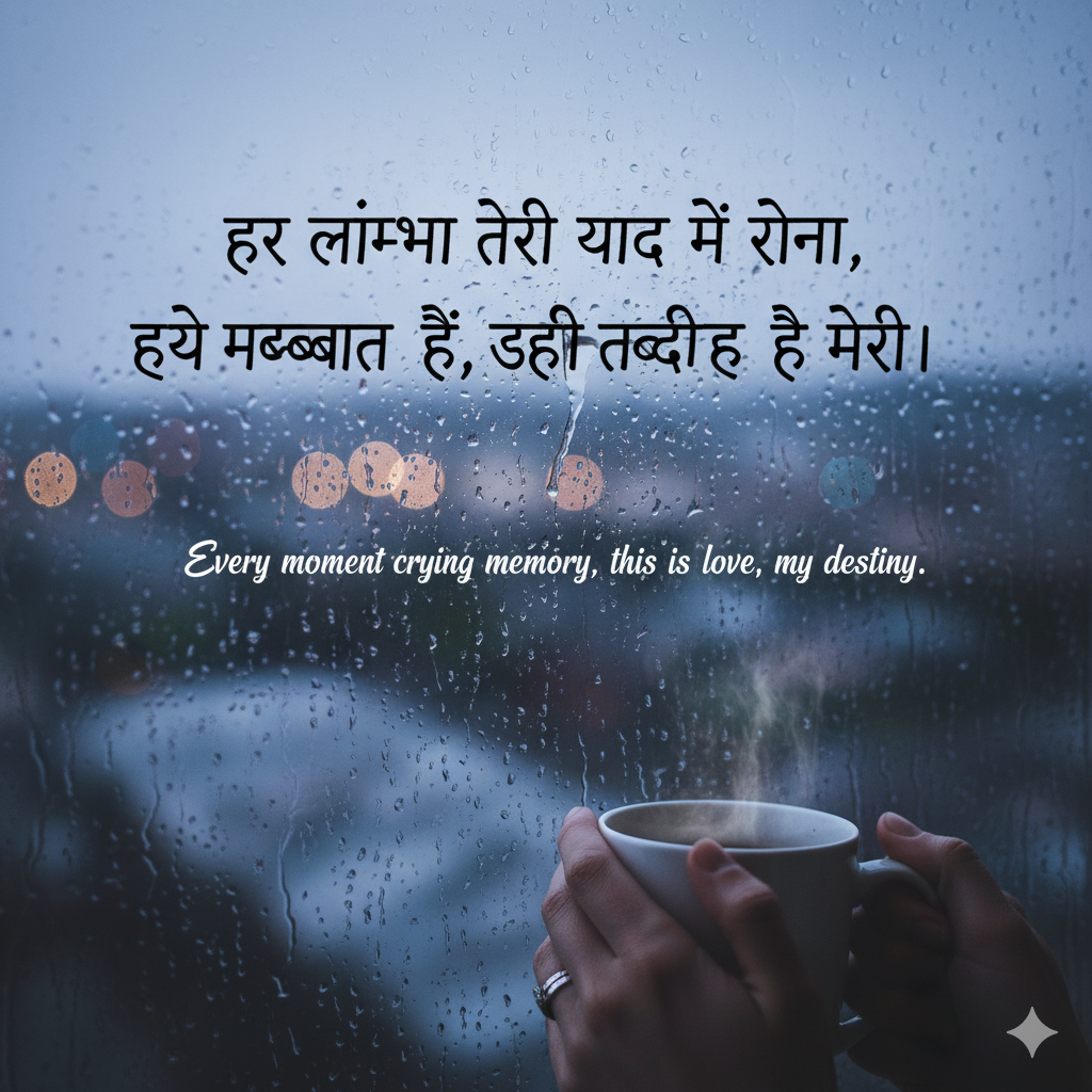 hindi shayari love sad