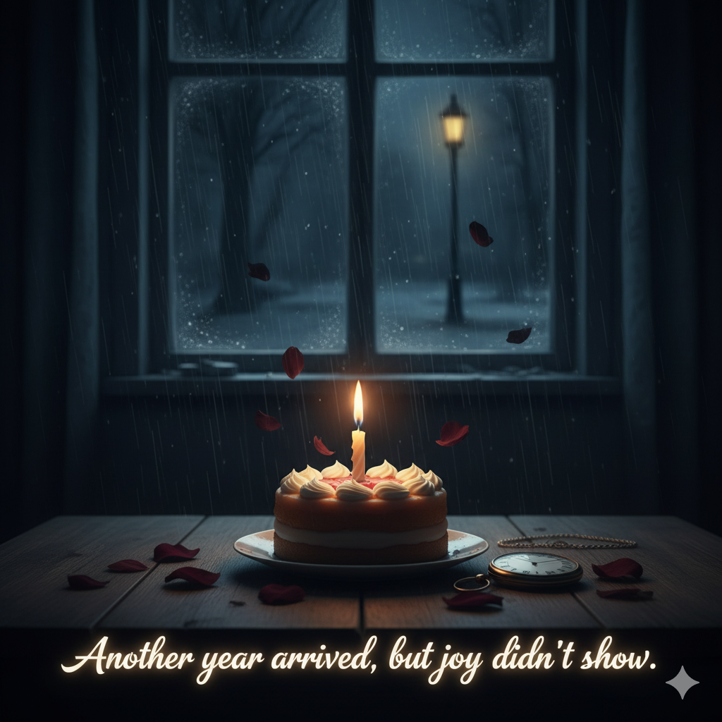 birthday sad shayari