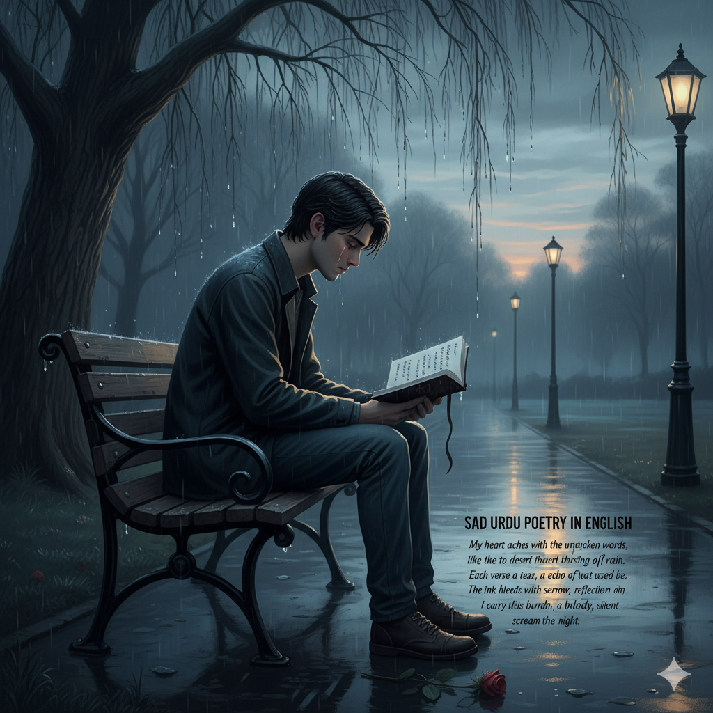 sad urdu shayari in english