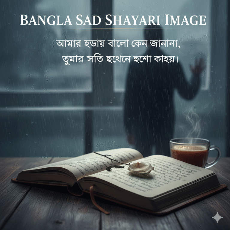 bangla sad shayari image