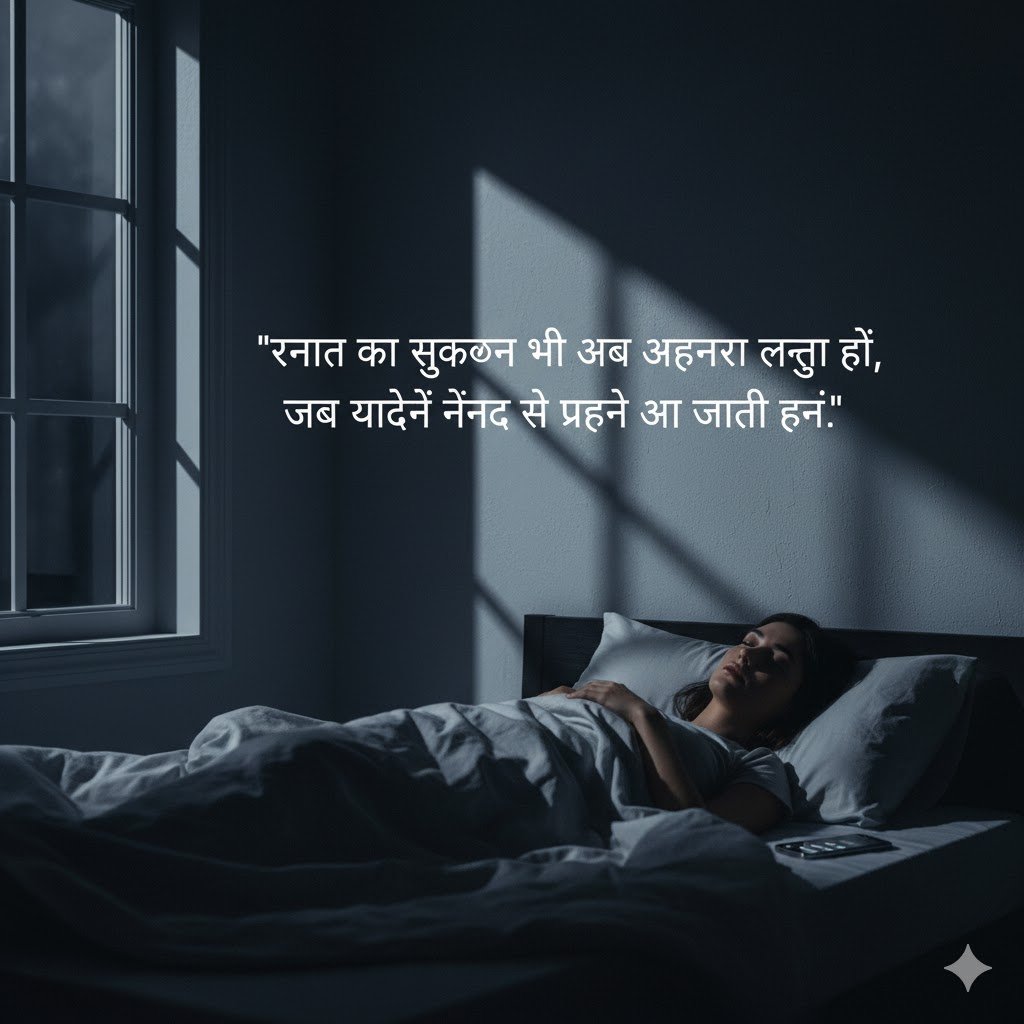 Good Night Sad Shayari