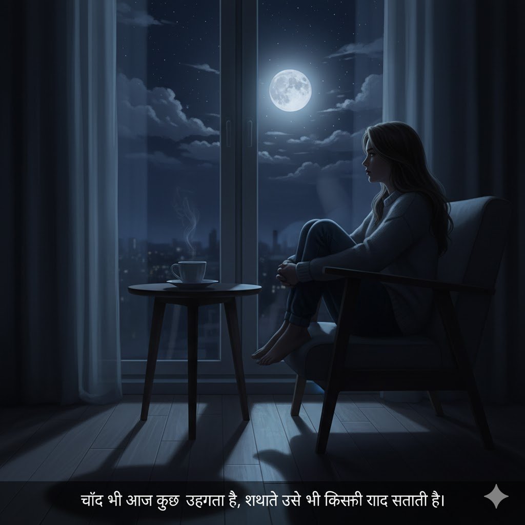 Night Sad Shayari
