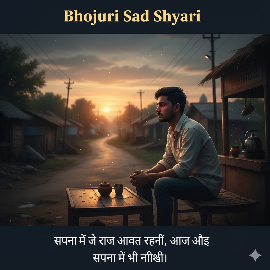 Sad Bhojpuri Shayari