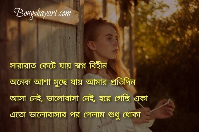 sad shayari bengali