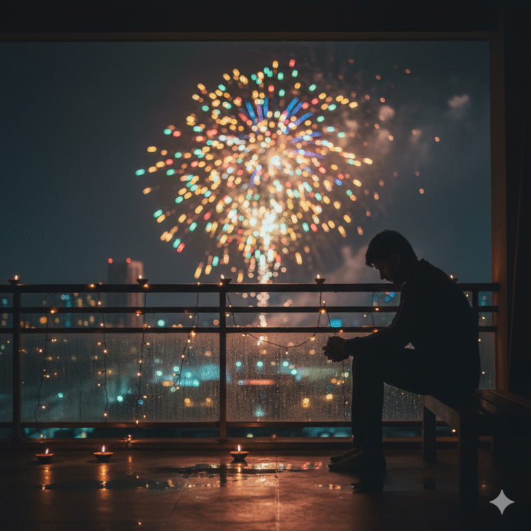 lonely diwali shayari