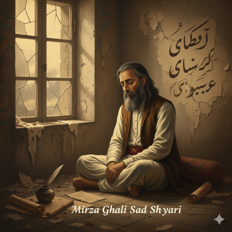Ghalib love sad shayari