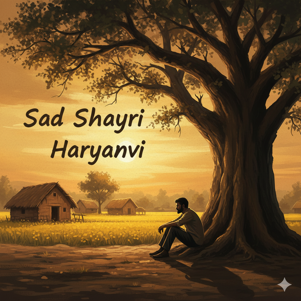 sad shayari haryanvi