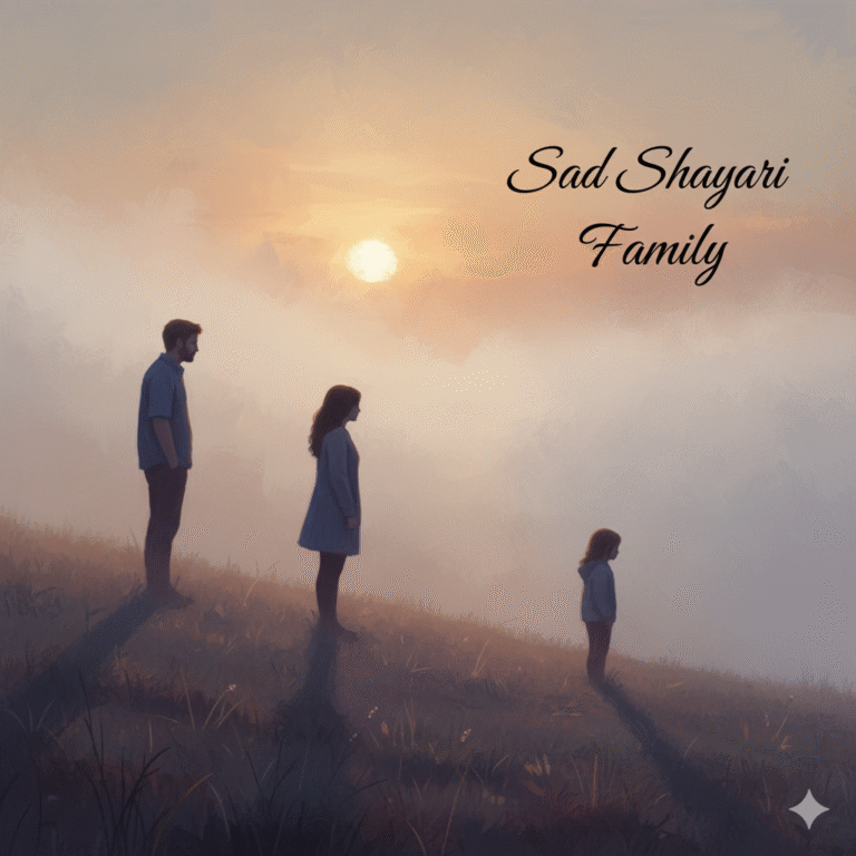 Sad Shayari Family: A Deep Journey Into Pain, Love, and Unspoken Emotions