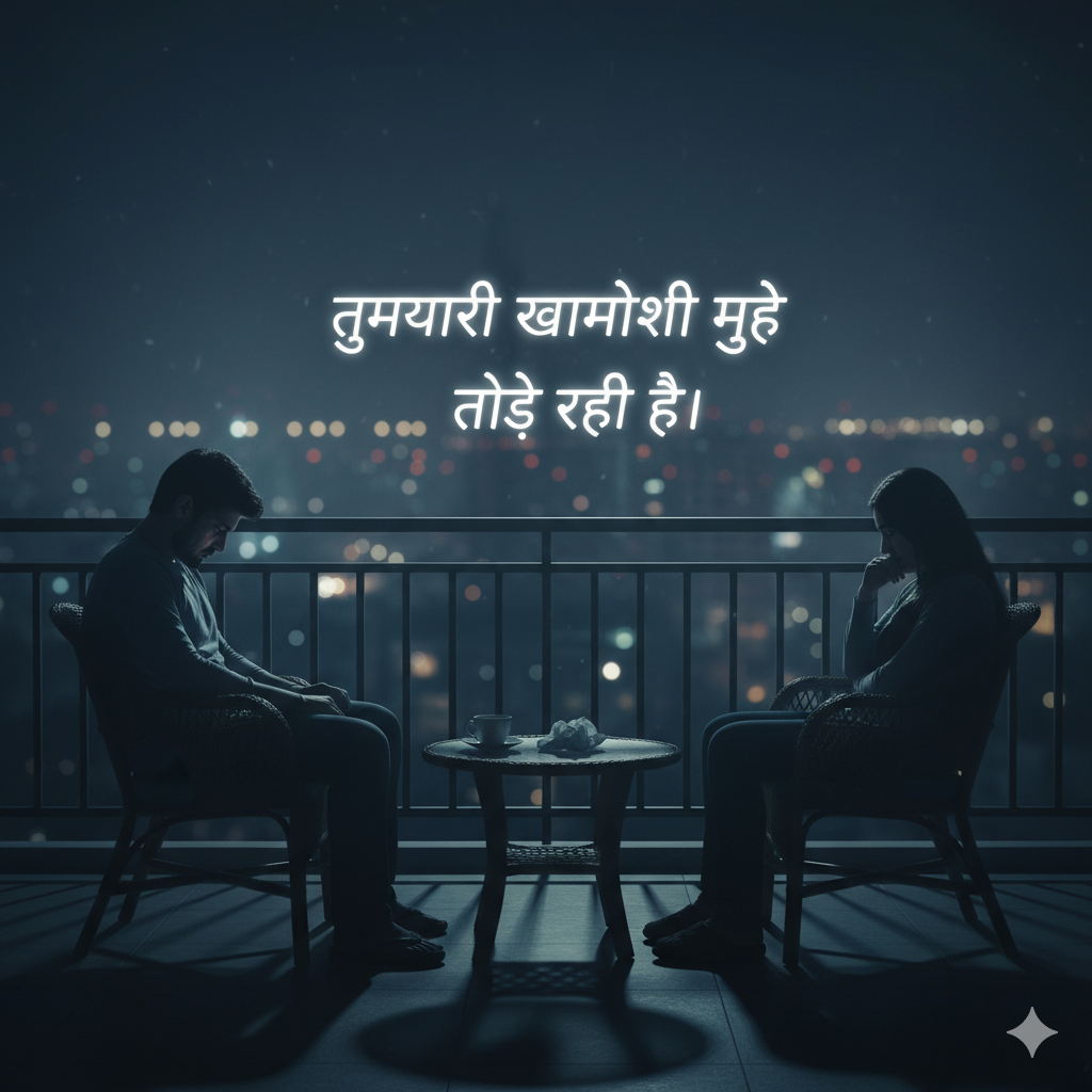 husband wife dard bhari shayari