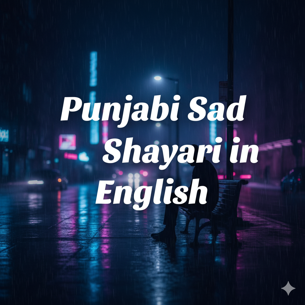 Punjabi emotional shayari in English