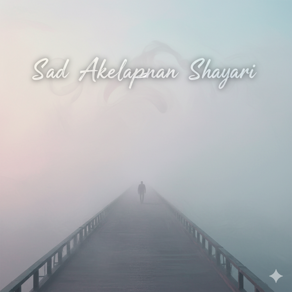 sad akelapan shayari