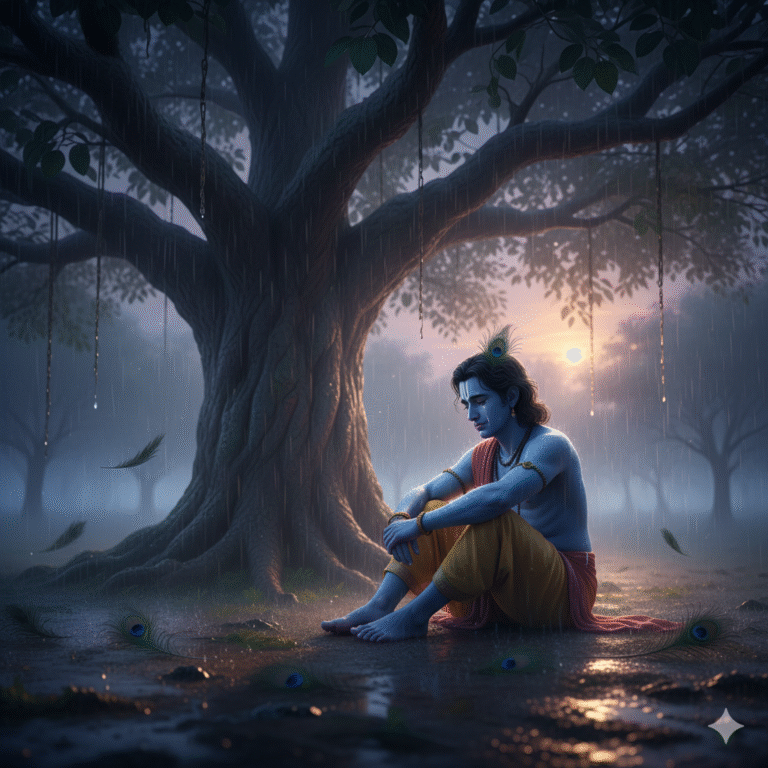Krishna Sad Shayari in English – The Deep Pain of Divine Separation