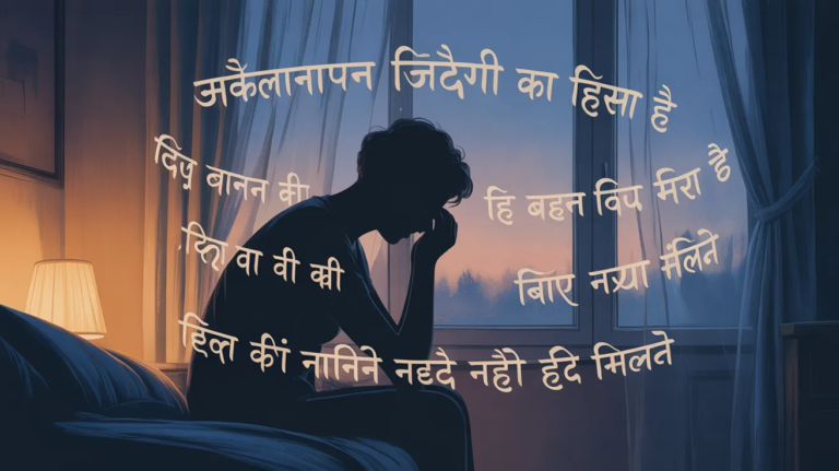 Alone Sad Quotes in Hindi