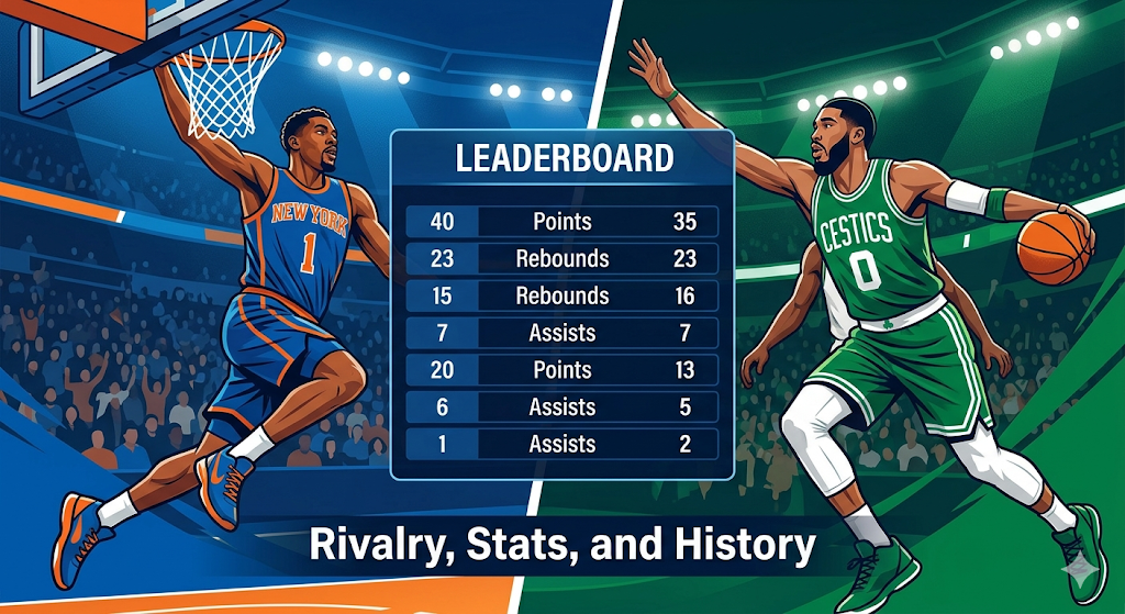 Knicks vs Boston Celtics Match Player Stats